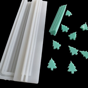 Early Riser <strong>Silicone</strong> Soap Mold <strong>Christmas</strong> Tree-Shape Tube Column Embed <strong>Mould</strong> for Soap Making Moule Pour Savon Moldes De Jabn - Product Image 4