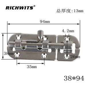 Pestillos de Acero Inoxidable 316 para Puertas Marinas, Pestillos para Ventanas, Pestillos Extraíbles, Accesorios de Herraje para Yates y Autocaravanas, Pestillos de Puerta en Estado Nuevo - Product Image 6