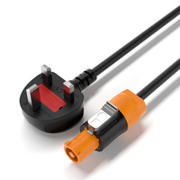 Cable de Alimentación SHEHDS IP65 Impermeable para Exteriores, con Núcleo de Cobre de Alta Pureza, Conexión en Cadena PowerCon para Equipos de DJ y Escenarios