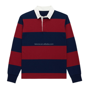 <span class=keywords><strong>Polo</strong></span> Rugby da <span class=keywords><strong>uomo</strong></span> ricamato a <span class=keywords><strong>maniche</strong></span> <span class=keywords><strong>lunghe</strong></span> in cotone Rugby manica lunga con Logo maglia da Rugby personalizzata in pura maglia da Rugby cucita - Product Image 3