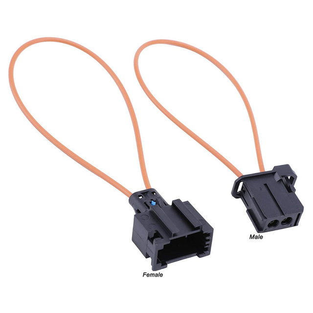 Most Fiber Optical Loop Bypass Female & Male Obd Adapter Universal Obd Connector for Radio and Audio BMW VW Audi Porsche SOS FIX