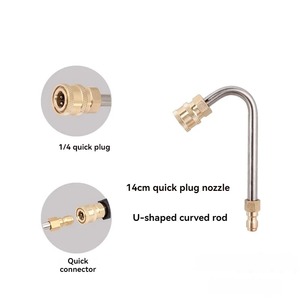 Vente en gros de pistolets à eau haute pression pour lavage de voiture par les fabricants, raccord rapide 1/4, angle droit, rallonge de 90 degrés - Product Image 4
