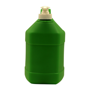 베스트 셀러 1 갤런 스크린 인쇄 병 28/410mm 녹색 색상 Hdpe 플라스틱 펌프 제리 캔 식기 세척 액체 병 - Product Image 2