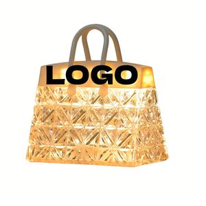 Lampe de table en cristal LED personnalisée avec logo, nouveau design, pour anniversaire, cadeau, ambiance nocturne, idéale pour les fêtes - Product Image 1