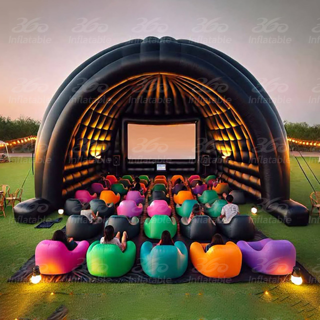 360 Degree Custom Inflatable Movie Screen Factory Price Oxford Material for Event Decor & Advertising Inflatables