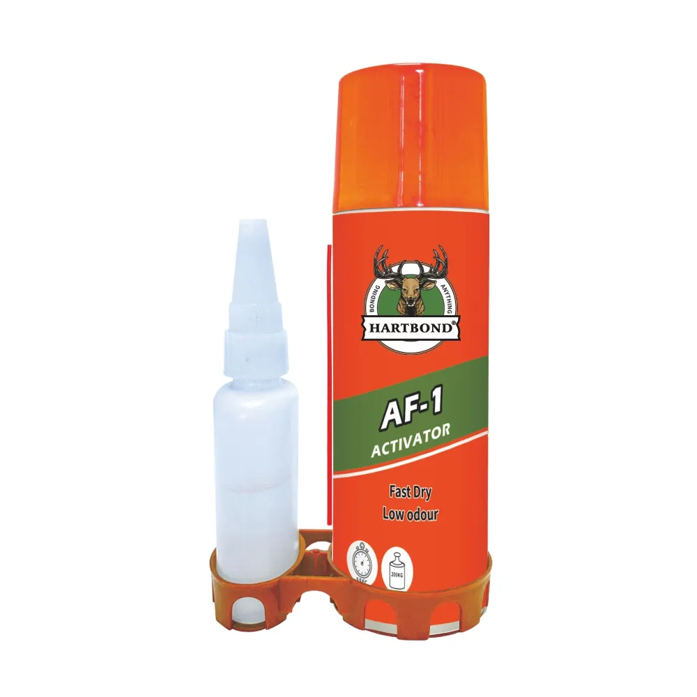 Preço de fábrica Spray Ativador E Cianoacrilato Adesivo Super Cola MDF Kit ( Super Cola 50g + 200 ml Ativador)
