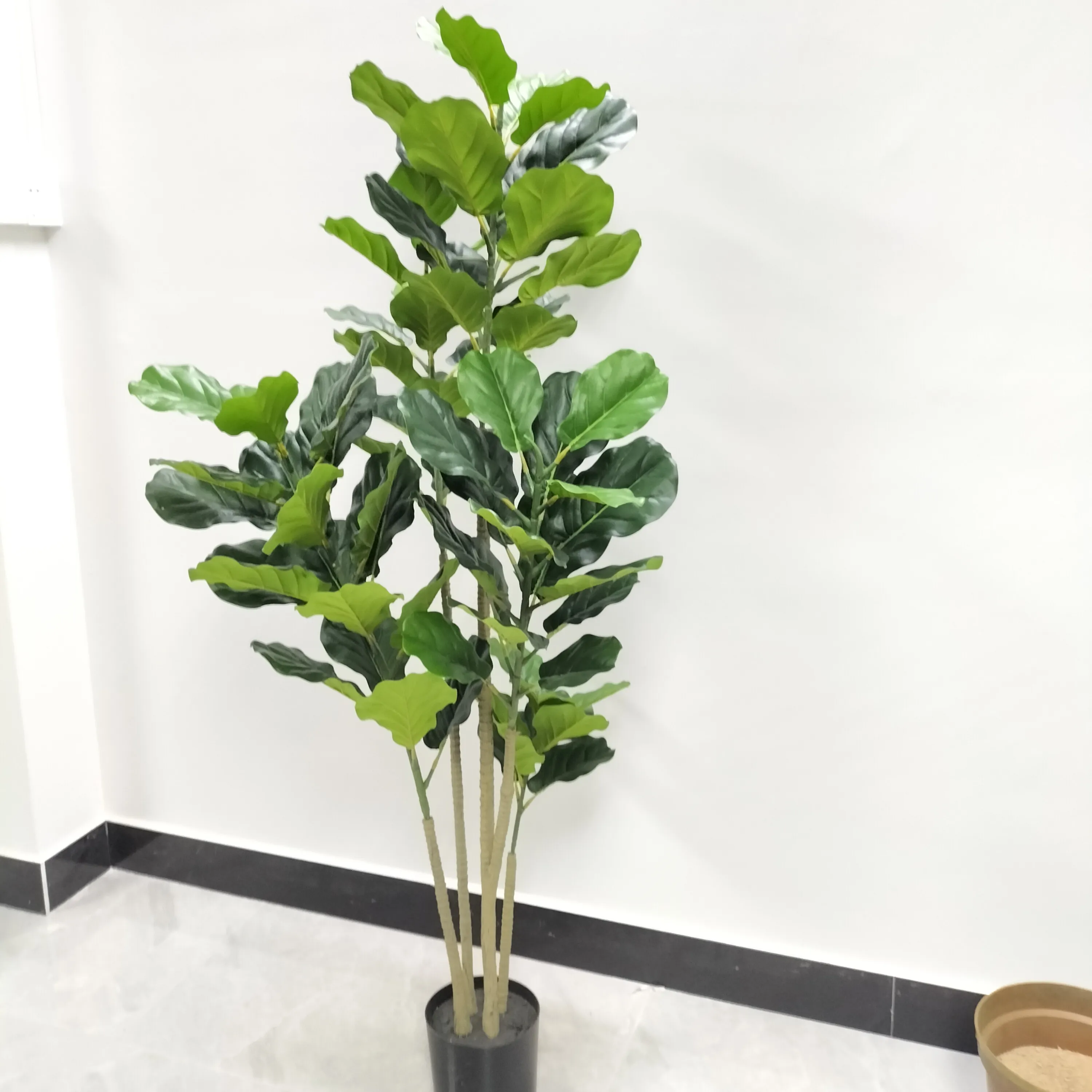 Künstliche Geige Ficus baum kleine Bonsai Baum dekoration billige künstliche Pflanzen