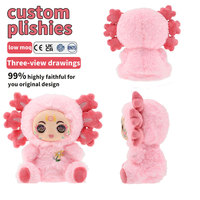 Most Popular 6 Mixed Blind Box Vinyl Face Plush Toys Original Custom Pvc Figures Mystery Blind Plush Doll
