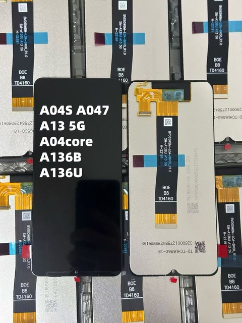 Replacement LCD Screen Display Component for for A04S/A047/A13 5G/A04core/A136B/A136U with 1 Year Warranty OEM
