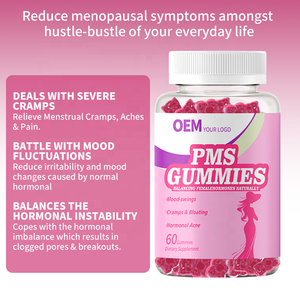 Gomitas para el Alivio del Dolor Menstrual y el Equilibrio Hormonal, Marca Privada OEM, Suplementos para el SPM - Product Image 3