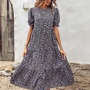 Factory Wholesale Ladies Plus Size Dress Dresses Women Lady Elegant Plus Size Elegant Large Dresses 2023