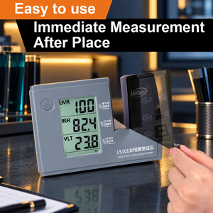 Analyseur de film solaire portable LS101 avec fente de 20 mm pour des tests de performance VLT UV 365 nm et infrarouge 940 nm - Product Image 4