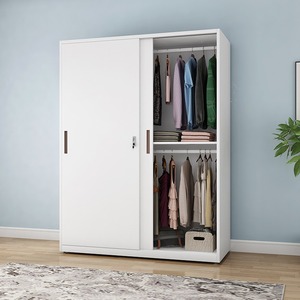 Armario Moderno Minimalista con Puerta Abatible y Cerradura, Mueble de Almacenamiento para Dormitorio, Ideal para Alquiler - Product Image 1