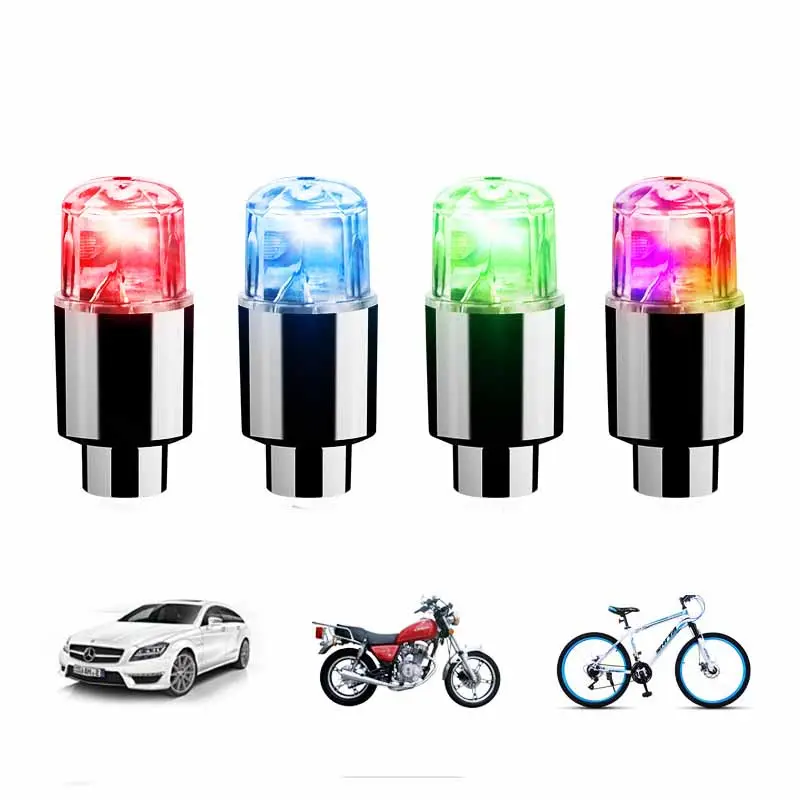 Car Hot Wheels Dual Sense Valve Tire Light Led Motorcycle Tire Lights