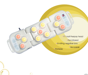 Masajeador Modular de Jade de 11 Esferas - Terapia de Calor por Infrarrojos Lejanos, Control de Temperatura de 7 Niveles, Terapia de Iones Negativos para el Alivio del Dolor Corporal - Product Image 6