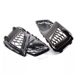 Biseles para Faros Antiniebla de Audi A4L 2020-2022, Negros Brillantes, ABS, Cubiertas Decorativas para la Parrilla Inferior del Parachoques Delantero - Product Image 1