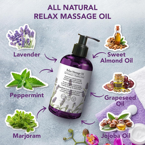 Aceite de Masaje Terapéutico Relajante, Fórmula Suave y Calmante para Salón de Belleza y <span class=keywords><strong>Spa</strong></span>, Hidratación Corporal Completa, Empaque Personalizado, Suministro al por Mayor - Product Image 2