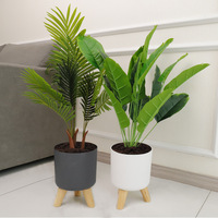 Pots en plastique auto-arrosants en gros pour jardiniers paresseux ; Arrangements de location pour salons, chambres et intérieurs