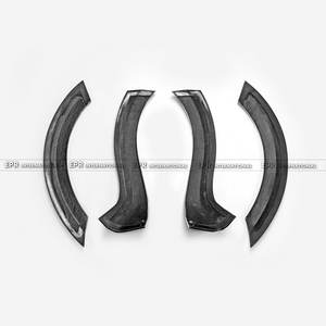 Fiat 500 S3 EPA Type Carbon Glassfiber Wide Body Rear Wheel Flares 4pcs Direct Installation - Product Image 3