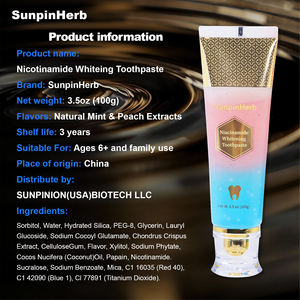 Natural <b>Probiotic</b> Whitening Deep Cleaning Portable Organic Toothpaste Fluoride Free Anti-Cavity Anti Plaque Formula Everyday - Product Image 5