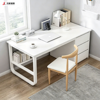 Bureau d'étude réglable pour étudiants JIUSHUN, bureau d'ordinateur en bois moderne et durable, table de travail pour la maison et le bureau, vente en gros
