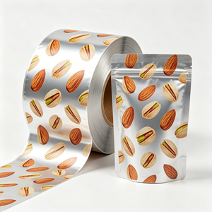 Film plastique laminé PET imprimé sur mesure, film d'emballage thermoscellable pour sachet alimentaire, sachet de collation - Product Image 1