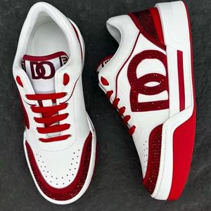 2026 New High Quality Designer Flat Skateboard Shoes Luxury Genuine Leather Diamond Men's Woman Casual Shoes Walking Style Shoes - Product Image 2