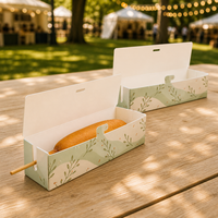 Caja plegable para hot dogs con logo personalizado impreso para camiones de comida, proveedor mayorista de envases de alimentos desechables a prueba de grasa de papel kraft.