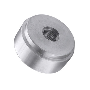 น็อตโลหะผสมอะลูมิเนียม 1/16NPT เส้นผ่านศูนย์กลาง 24.7 มม. ชิ้นส่วนฮาร์ดแวร์กลึง CNC สำหรับการเชื่อมท่อไอเสียรถยนต์ - Product Image 4