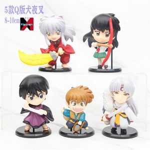 5 uds dibujos animados decoración juguete muñeca <span class=keywords><strong>Inuyasha</strong></span> Anime figuras de acción conjunto - Product Image 6