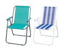 Chaise de camping de loisirs en gros, chaise de plage pliable portable