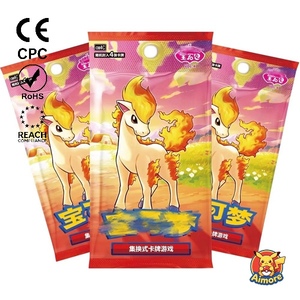 Paquete <span class=keywords><strong>de</strong></span> Gemas Pokémon Vol. 4, Caja <span class=keywords><strong>de</strong></span> Sobres Original China, 18 Paquetes, 4 <span class=keywords><strong>Cartas</strong></span>, Todas Holográficas, Sellado <span class=keywords><strong>de</strong></span> Fábrica, Nuevo, Caja 2026 - Product Image 1