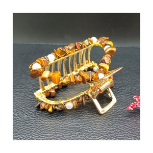 Pasador de Pelo de Mariposa con Perlas y Cuarzo Transparente, Estilo Coreano, Hecho a Mano, Accesorios para el Cabello con Perlas, Regalo DIY <span class=keywords><strong>MIO</strong></span> para Mujer - Product Image 6