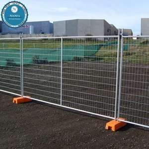 Cerrado placa de acero temperatura cerca de pies/caliente de metal galvanizado cercas piscina panel/valla de hierro control de muchedumbre barricadas - Product Image 4