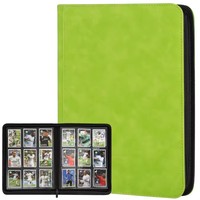 Album photo personnalisable haut de gamme à 9 pochettes, classeur de cartes avec couverture en cuir pour collection de cartes de jeu Pokémon, fermeture sécurisée