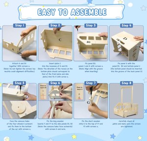 Cá nhân mới quần áo trẻ em gỗ hộp Giỏ bé tắm giỏ với móc áo giá - Product Image 2