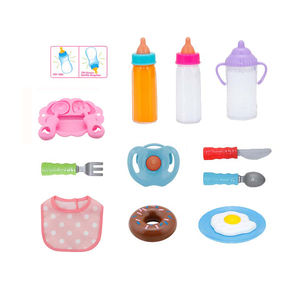 EPT Dollar Toys Ensemble de biberons magiques Bouteilles de lait et de jus qui disparaissent Jouet d'alimentation pour jouer - Product Image 1