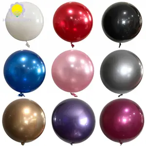 Caldo di Vendita di Cerimonia Nuziale Metallic Palloncini Decorazione Del Partito Rotondo di Figura TPU Deco Bolla Palloncino