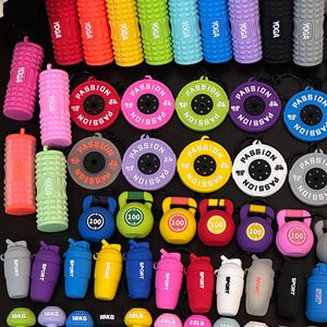 Premium Gym Equipment Keychain <b>Set</b> Fashionable <b>Dumbbell</b> Kettlebell Bag Charm High-End Sporty Backpack Pendant <b>for</b> <b>Women</b> - Product Image 3