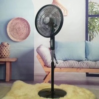 Ventilateur sur pied de 16/18 pouces, ventilateur de sol domestique, commande manuelle, construction électrique, ventilateur sur pied pour usage extérieur et domestique