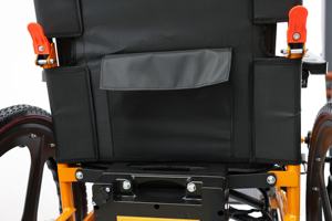 כוח מתכוונן לנכים עם כסא גלגלים חשמלי קל משקל מתקפל קל משקל - Product Image 3