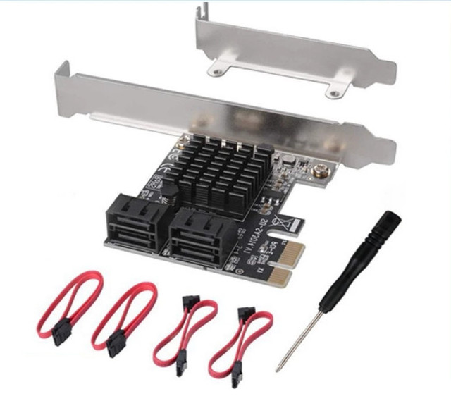 SA3112J PCIE Adapter 2/6/12/16/20 Port PCI-Express X1 to SATA 3.0 Expansion Card 6Gbps High Speed Add on Card W/ PCI-E X4 X8 X16