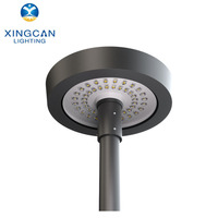 Lampadaire LED d'extérieur IP65 pour jardin, luminaire paysager, lampadaire à poteau, 50W 100W, aluminium, rond, éclairage de cour LED