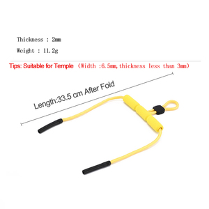 Lunettes de sport pour hommes avec cordon flottant Lunettes de soleil de plongée avec sangle de lunettes antidérapante réglable pour la natation et la plongée - Product Image 5