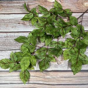 Yopin-2259 di seta del soffitto di nozze foglie di manioca artificiale della pianta del violino - Product Image 3