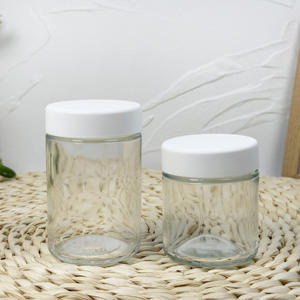 Vente d'usine avec couvercle CR Bocal en verre Bouchon rond noir résistant aux enfants - Product Image 2