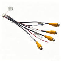 Geeignet für Android Großbildschirm 12-Pin 360° Modifiziertes Kabel 12-Pin Auto Audio- und Video-360°-Panorama-Verkabelungsadapterkabel