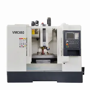 Pequeno 3 eixos CNC fresadora VMC650 centro de usinagem vertical pode ser personalizado