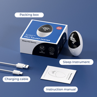 Main tenant de forme ovale de haute qualité 800mAh batterie LED veilleuse CES dispositif d'insomnie sans boucle 20 sons apaisants bébé