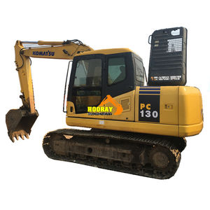 Excavatrice sur chenilles hydraulique Komatsu PC130-7 d'occasion 2018, 13 tonnes, moteur japonais, équipement de construction - Product Image 1